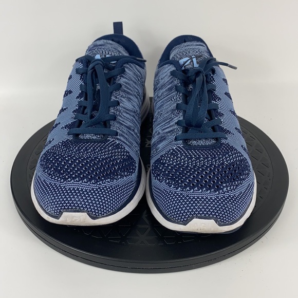 APL Techloom Pro Blue/White Athletic Running Shoes Men's Size 9.5 - Picture 2 of 13